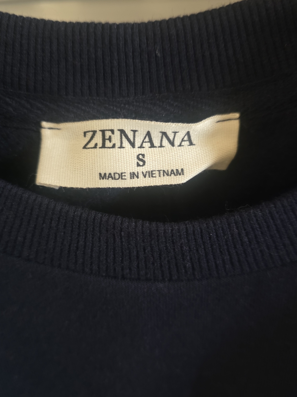Zenana Outfitters Women's Navy Tracksuit Sweatshirt & Joggers - Picture 4 of 4